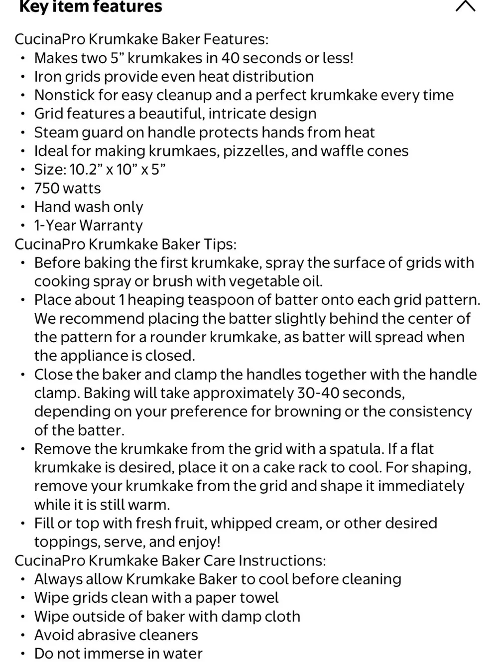 Krumkake Baker in Silver - Dual 5